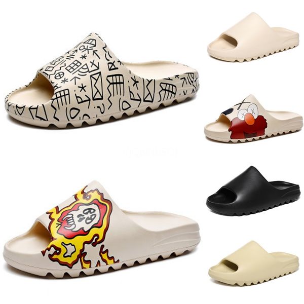 men women men flip flops summer plus size outdoor beach rubber plastic bottom non-slip casual solid color flat heel couple sandals#172, Black;grey